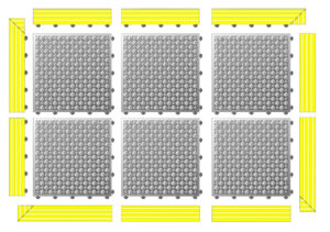 (SOLID) 3x2 package *yellow edge
