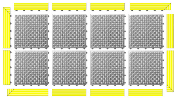 (SOLID) 4x2 package *yellow edge